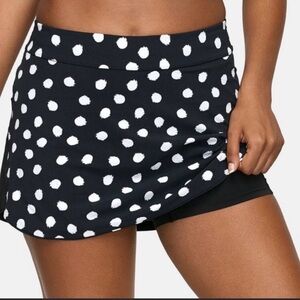 Outdoor Voices Black Polka dot Skort